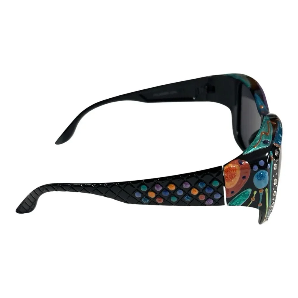 Karin Frye Fit Over Sunglasses Hand Painted One Of A Kind Art For The Face